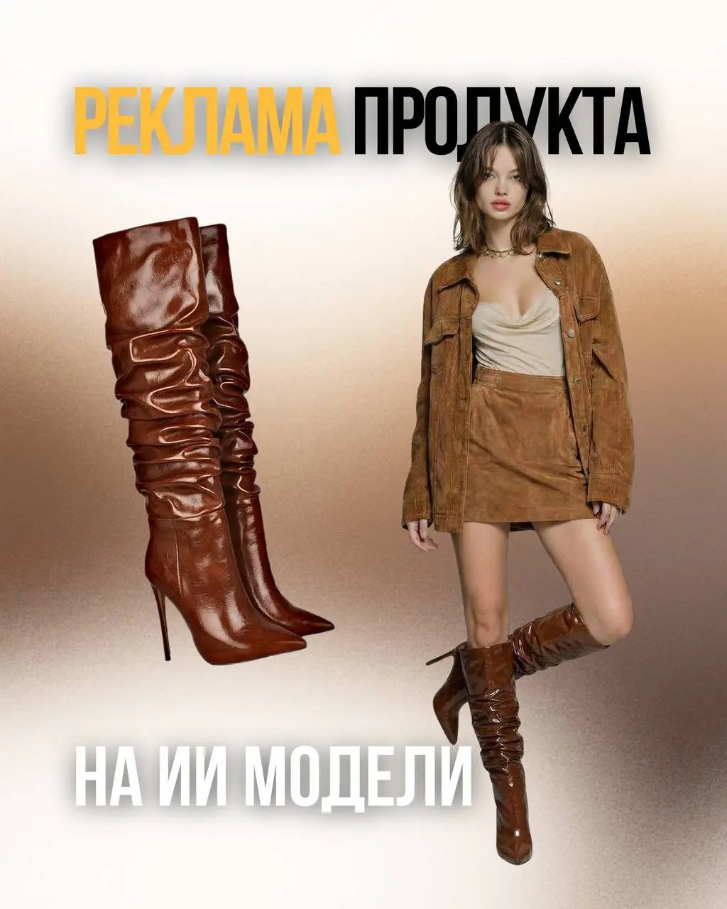 😬 Фотосессии для продукта больше не нужны.
ИИ делает рекламу быстрее.
🤔 Факт, сьемки это деньги, время и куча правок. А продукт нужно показывать снова и снова | Сетка — социальная сеть от hh.ru