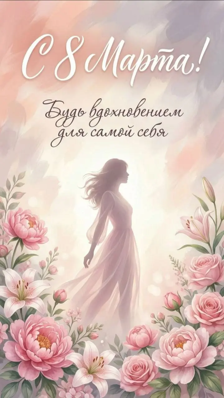 Очаровательные девушки, поздравляю каждую с нашим женским праздником 💐 | Сетка — социальная сеть от hh.ru