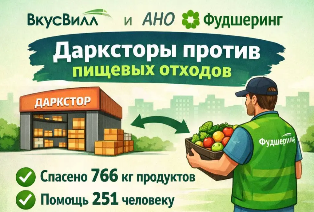 Дарксторы вступают в борьбу с пищевыми отходам | Сетка — социальная сеть от hh.ru