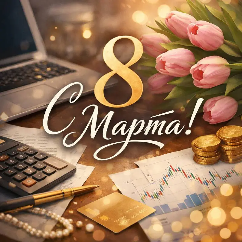Дорогие девушки, поздравляю вас с 8 Марта! 🌷
Очень приятно, что в нашем канале так много тех, кто разделяет любовь к финансам, аналитике и постоянному развитию | Сетка — социальная сеть от hh.ru