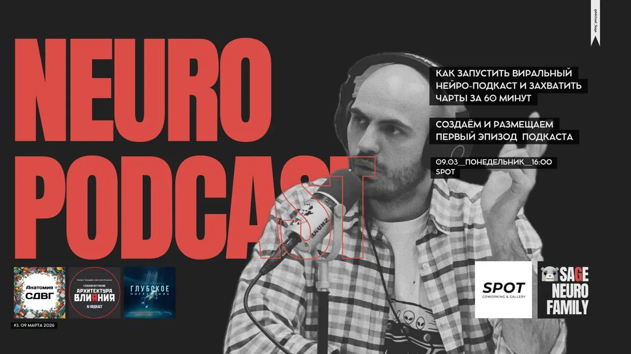 Уже завтра в 16.00 каждый участник мастер-класса создаст и разместит первый эпизод подкаста | Сетка — социальная сеть от hh.ru