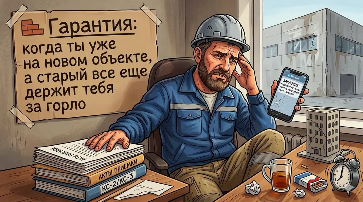 🏗️ Гарантия: когда старый объект держит за горло | Сетка — социальная сеть от hh.ru