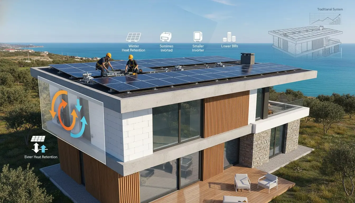 Знаете, почему солнечные панели окупаются быстрее на SCIP‑доме? ☀️🏠
SCIP = монолитный ж/б каркас + пенополистирольные блоки. Жёсткая ровная крыша = надёжный и быстрый монтаж панелей (ветер не играет) | Сетка — социальная сеть от hh.ru