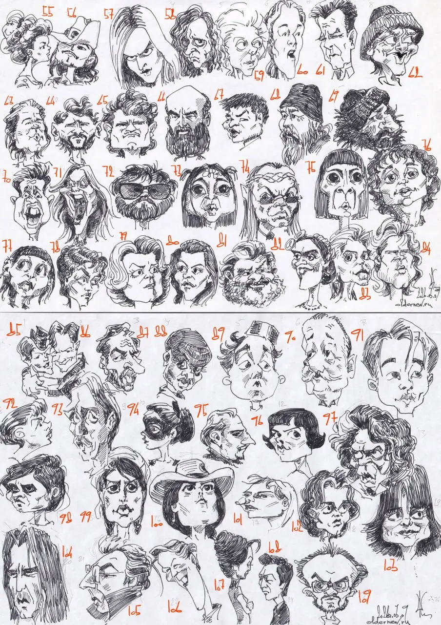 100 людей за 10 дней 1 день!
Рисуем с удовольствием и куражом!
Начал с вольных копий иллюстраций Евгения Мигунова к Стругацким ("Понедельник..." и "Сказка о тройке"). Это номера 1-23 | Сетка — социальная сеть от hh.ru