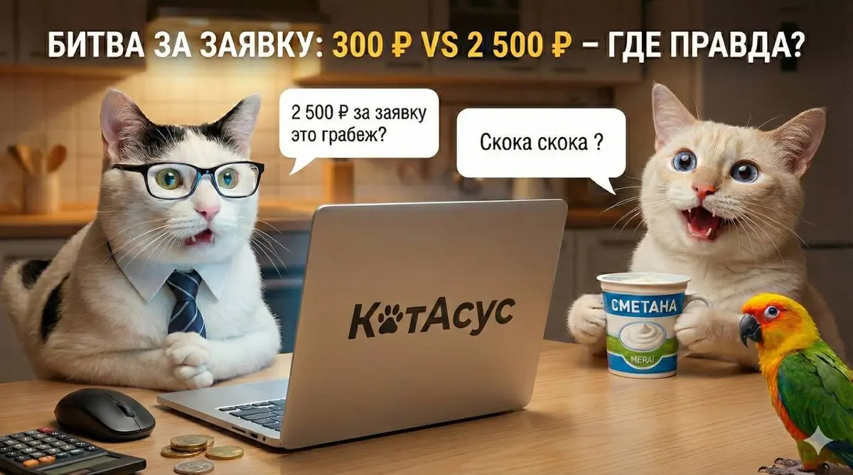 Сколько реально стоит заявка с Яндекс Карт
И почему у одних | Сетка — социальная сеть от hh.ru