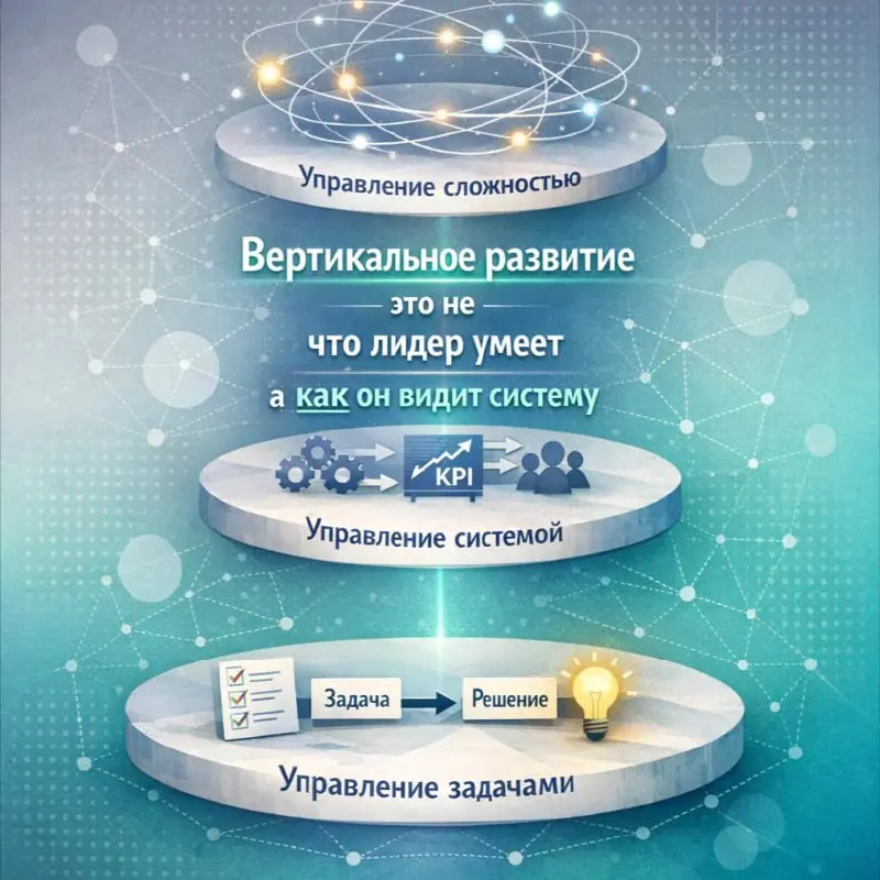 Что такое вертикальное развитие — и почему это непро soft skills
В управленческой повестке 2026 всё чаще звучит термин «вертикальное развитие» | Сетка — социальная сеть от hh.ru