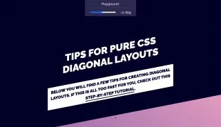 Diagonal Layouts - Анимация заднего фона с изминенинием по ползунку, реализована с помощью CSS и JavaScript
https://codepen.io/enbee81/pen/yLyrmyg | Сетка — социальная сеть от hh.ru