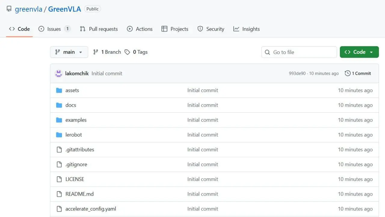 🤖 РОБОТЫ СБЕРА В ПРАВИЛЬНЫХ РУКАХ
Сбер выкатил Green-VLA — универсальную систему управления роботами, которая понимает человеческие инструкции и различает предметы в реальном времени 🎯
▌ Что умеет мод... | Сетка — социальная сеть от hh.ru