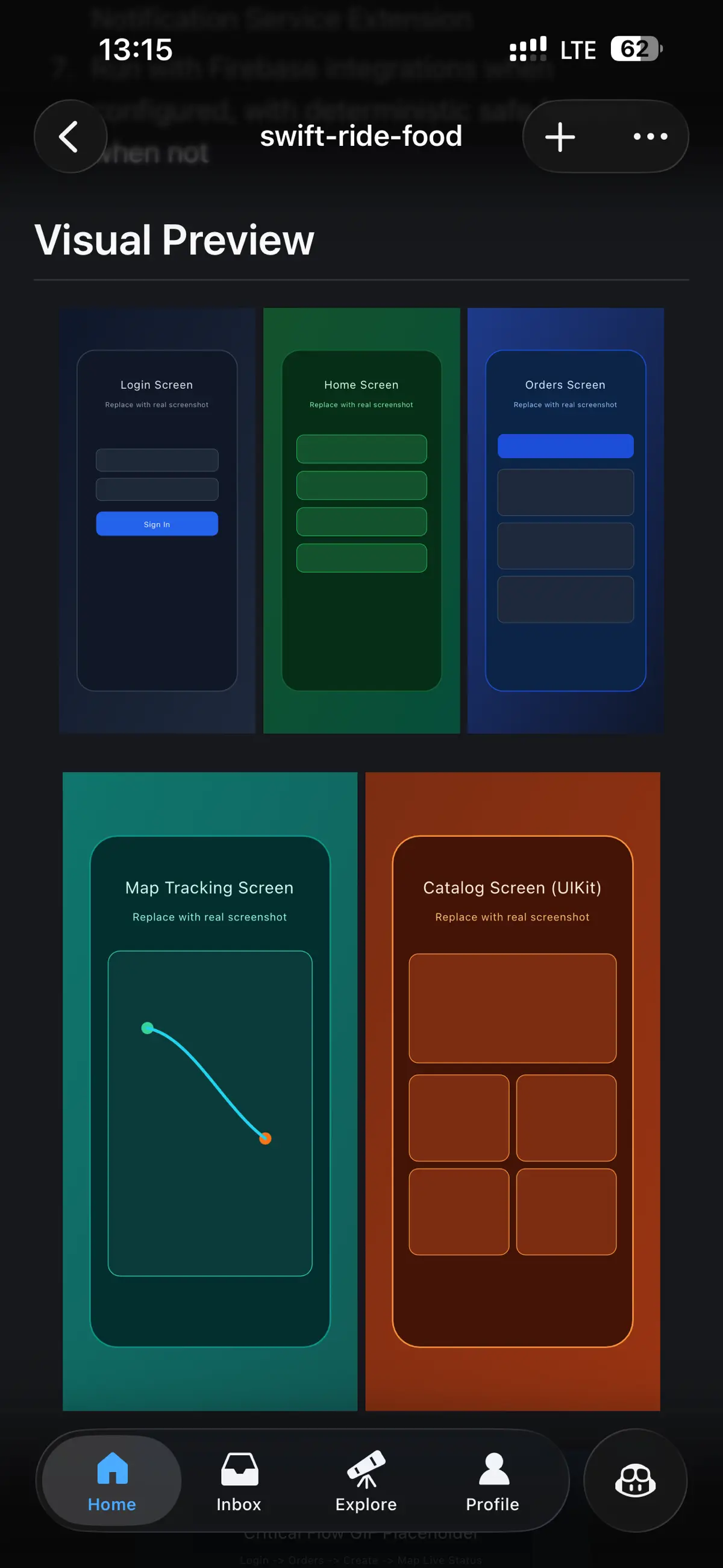 iOS-проект SwiftRide & Food 🚀 | Сетка — социальная сеть от hh.ru