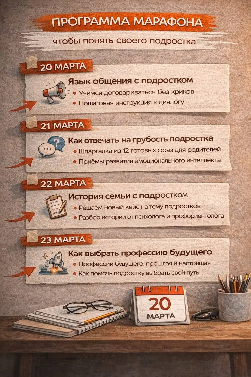 Мы с подростковым психологом Яной Семенковой @YanaSemenkova подготовили для нового потока марафона
«Подростковый возраст: инструкция по применению»
действительно сильную и практическую программу
🔥
📅 С... | Сетка — социальная сеть от hh.ru