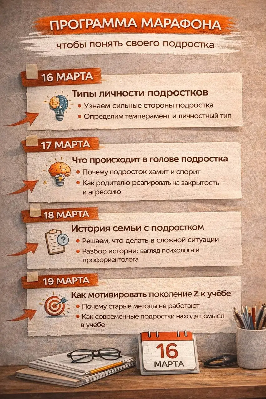Мы с подростковым психологом Яной Семенковой @YanaSemenkova подготовили для нового потока марафона
«Подростковый возраст: инструкция по применению»
действительно сильную и практическую программу
🔥
📅 С... | Сетка — социальная сеть от hh.ru