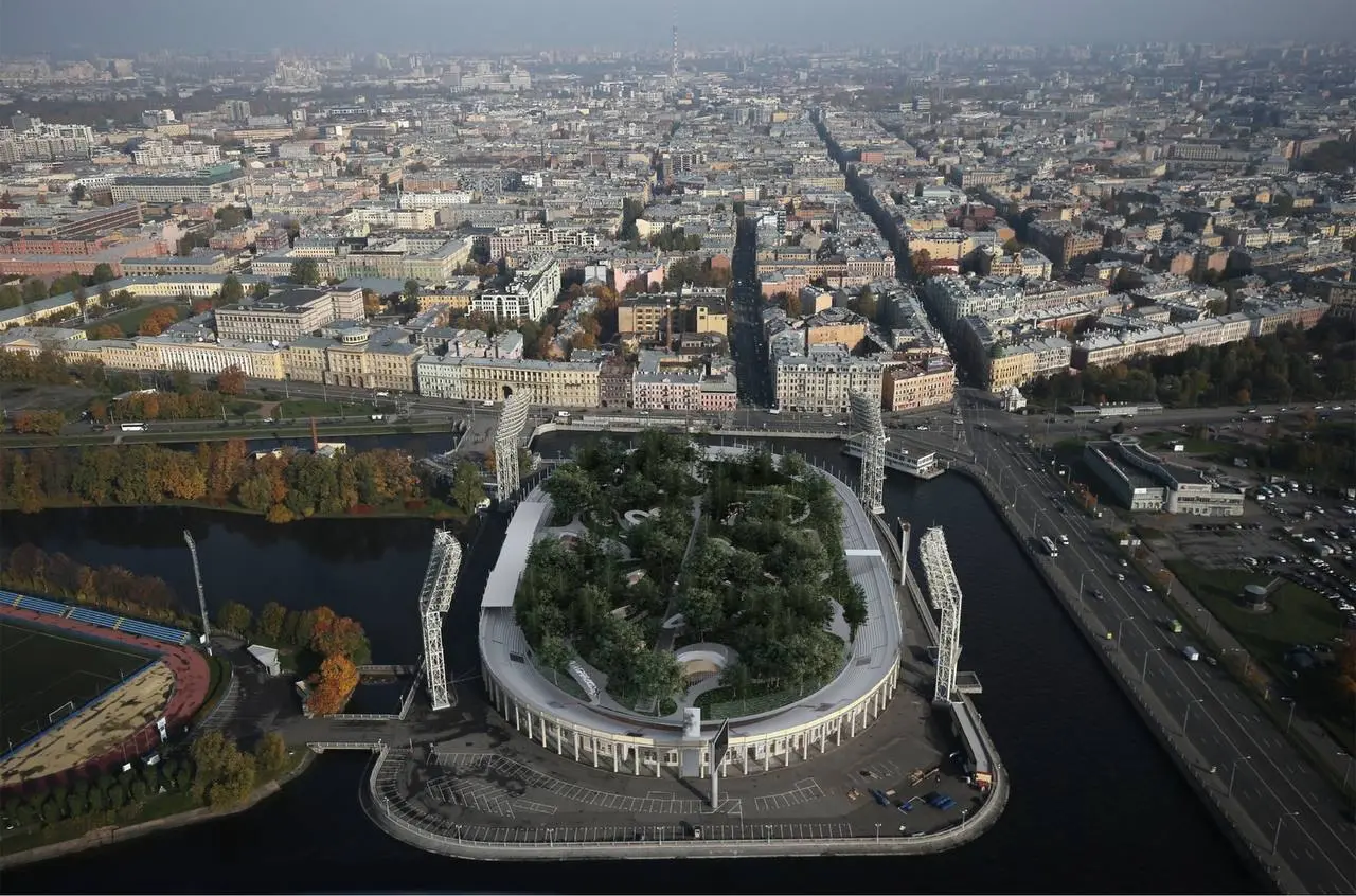 Петровский
Команда петербургской студии архитектуры и дизайна опубликовала концепцию редевелопмента стадиона «Петровский». Проект представляет двухуровневый «парк-подиум» | Сетка — социальная сеть от hh.ru