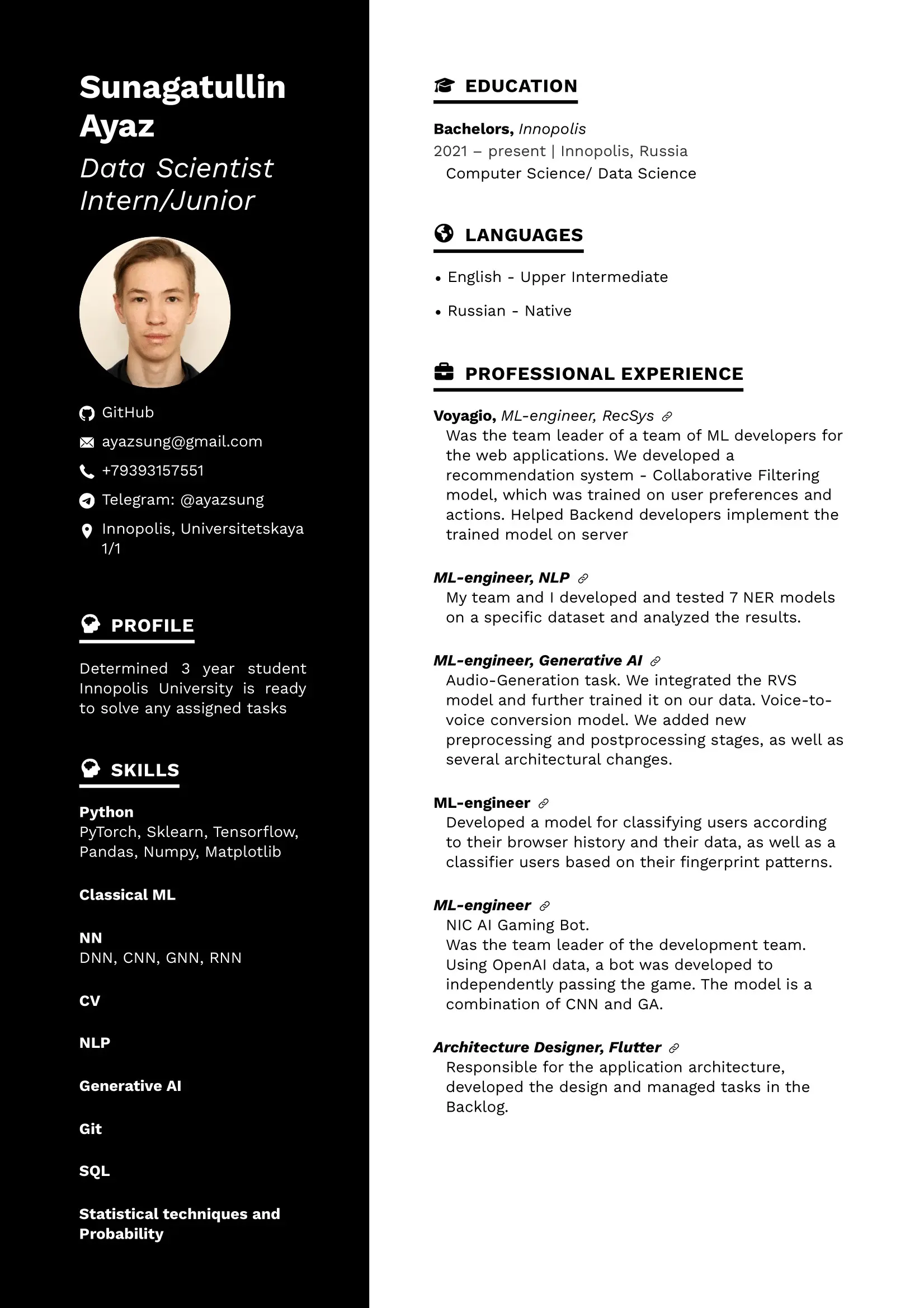 Network member avatar