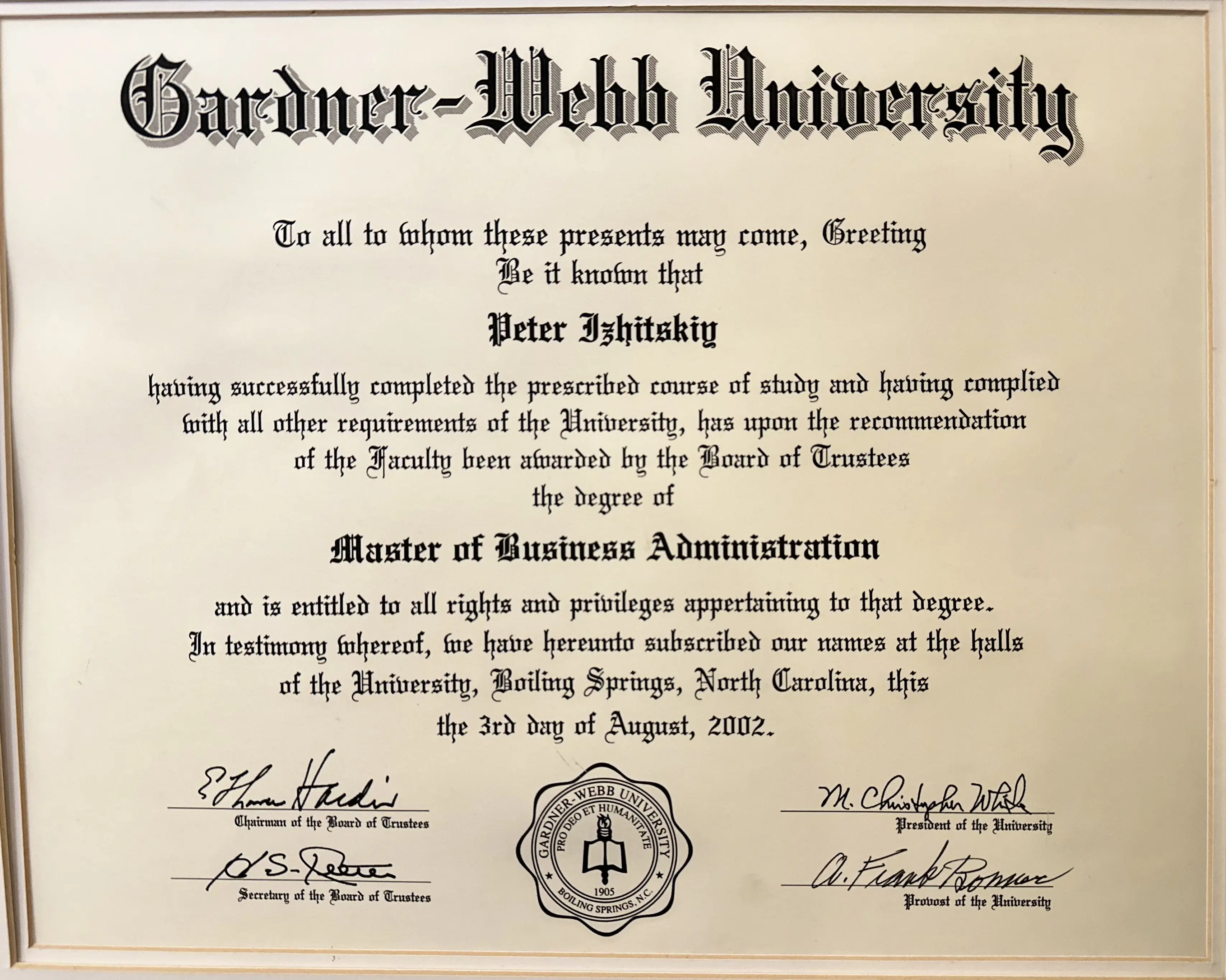 Network member avatar