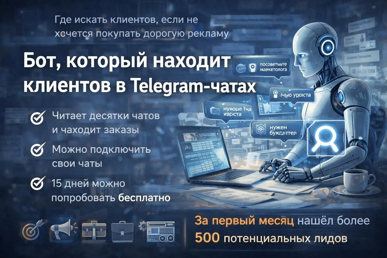 Где искать клиентов, если не хочется покупать дорогую рекламу
Есть один источник заявок, который многие недооценивают.
Telegram-чаты.
Сейчас в Telegram тысячи сообществ предпринимателей и специалистов | Сетка — социальная сеть от hh.ru