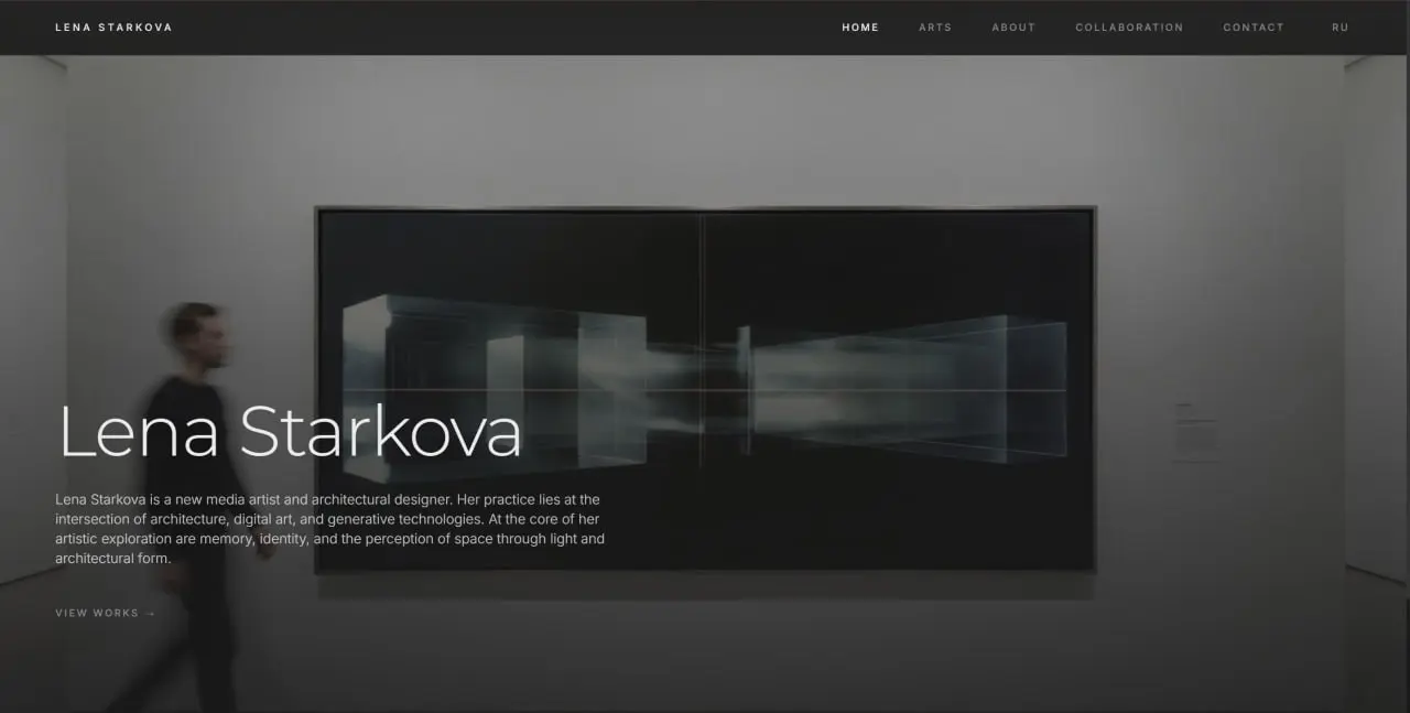 ⭐ Сайт-портфолио за пару часов
Мне срочно нужно было обновить портфолио для опенколла ярмарки современного искусства | Сетка — социальная сеть от hh.ru