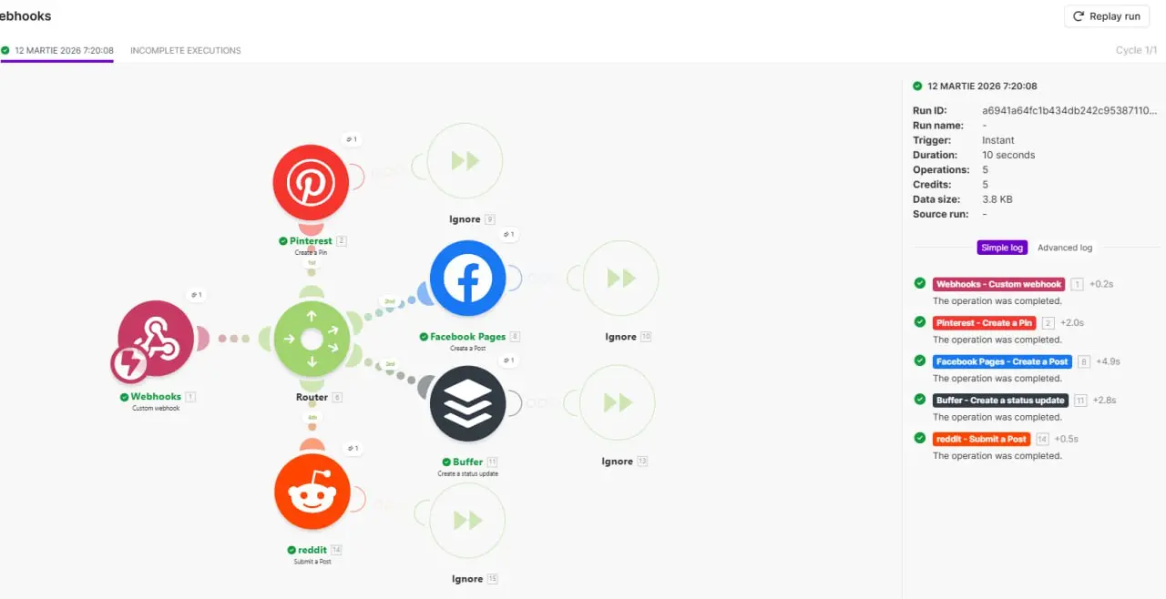 Достаточно эффективная связка для привлечения УБТ трафика
Все интеграции с соц сетями завязаны на make
Как у меня работает эта связка:
1 - Есть сайт на WP, на котором стоит плагин, для отправки вебхук... | Сетка — социальная сеть от hh.ru