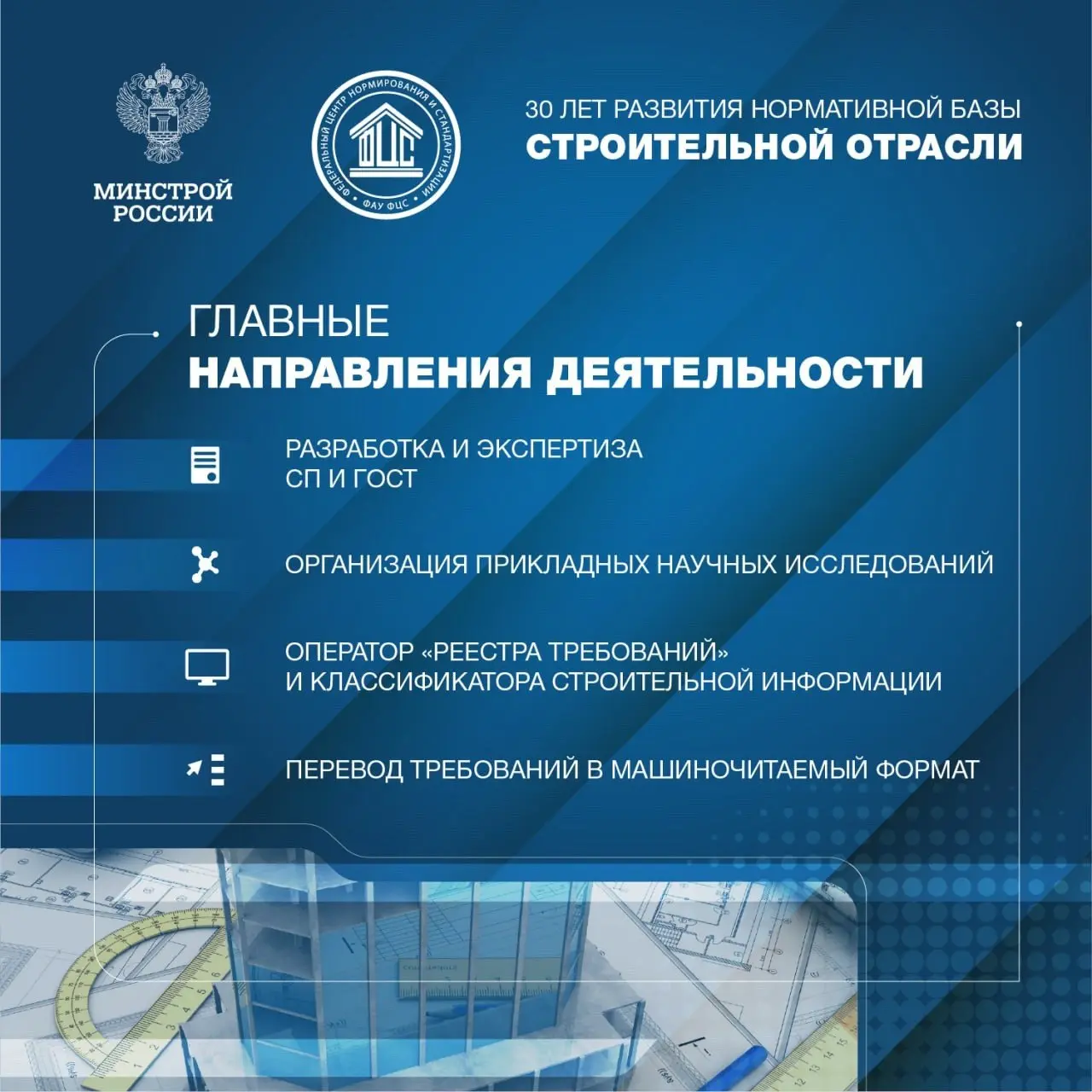 ФАУ «ФЦС» — 30 лет работы на развитие строительной отрасли России
🔹 Все эти годы ФАУ «ФЦС» (подведомственная организация Минстроя России) обеспечивает формирование и развитие нормативной базы для безо... | Сетка — социальная сеть от hh.ru