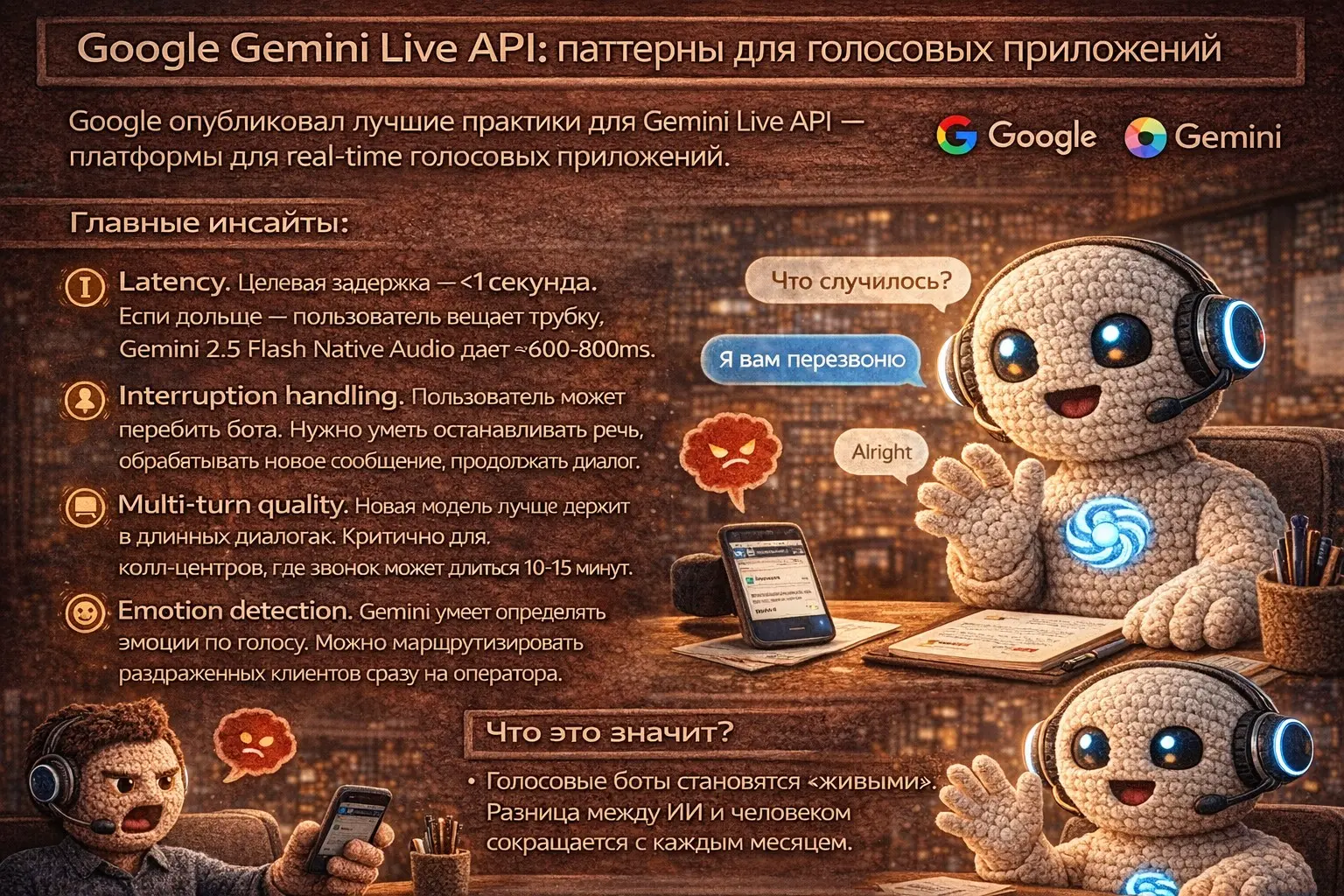 Gemini Live API: паттерны для голосовых приложений | Сетка — социальная сеть от hh.ru