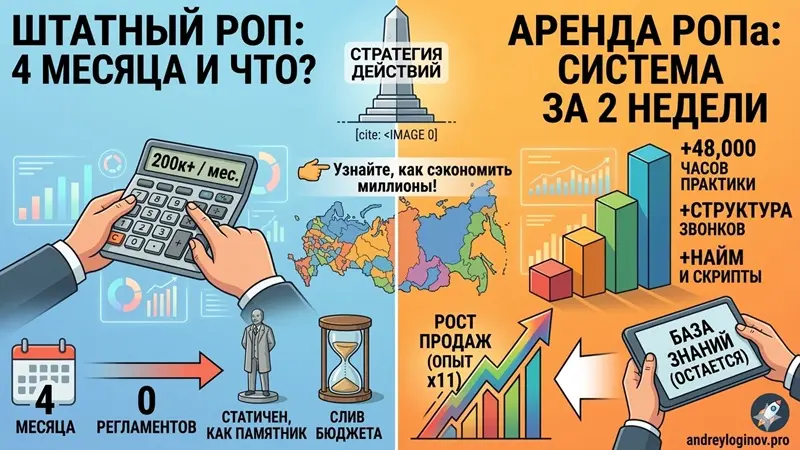 РОП В АРЕНДУ VS ШТАТНИК: Как не слить миллионы. | Сетка — социальная сеть от hh.ru