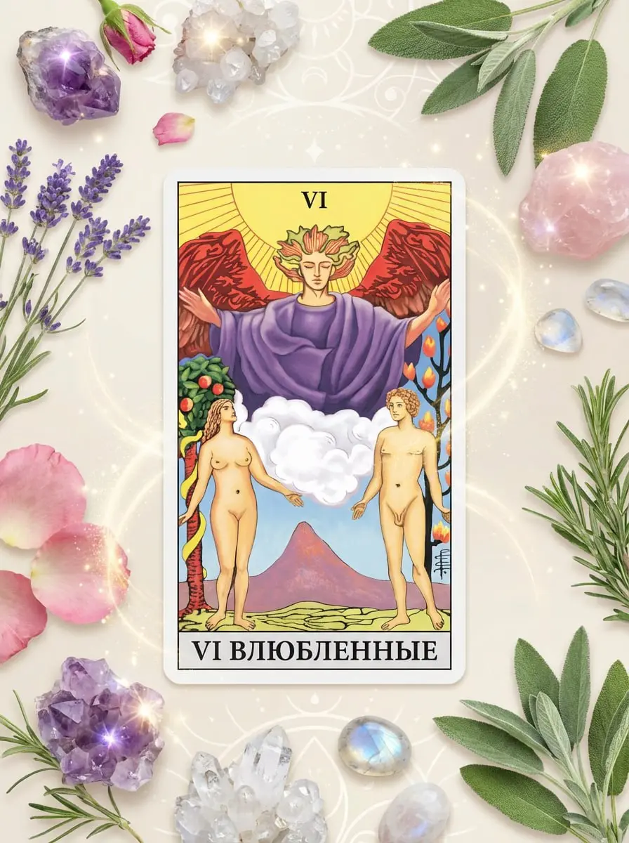 ✨Карта Дня сегодня – прекрасный Аркан Влюбленные! ✨
Это карта о важном выборе, который мы делаем сердцем. Сегодня Вселенная предлагает нам определить, что для нас действительно ценно | Сетка — социальная сеть от hh.ru