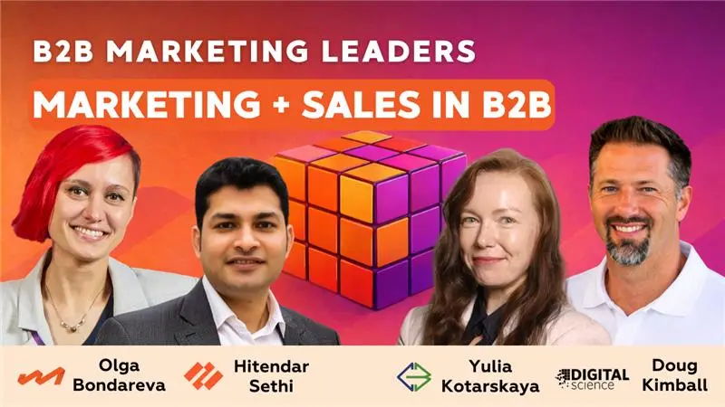 Маркетинг и продажи в B2B: от конфликтов к синергии
В новом выпуске подкаста B2B Marketing Leaders на английском обсудили совместную работу маркетинга и продажам с экспертами из международных компаний | Сетка — социальная сеть от hh.ru