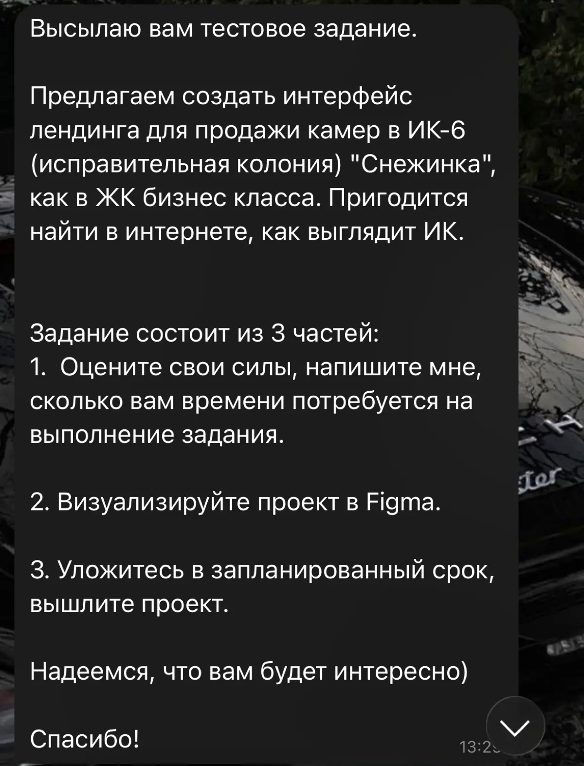 Вечер в хату или как продать камеру в стиле люкс? | Сетка — социальная сеть от hh.ru