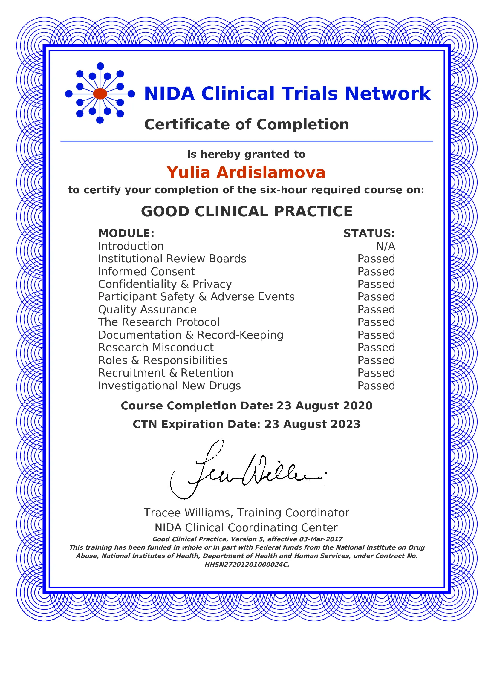 Network member avatar