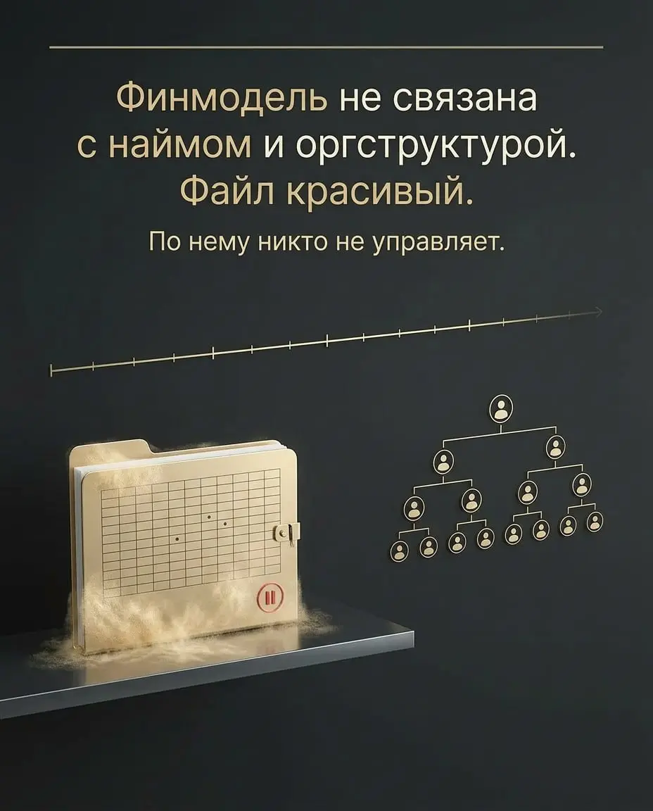 7 частых ошибок при составлении финмодели
1. Финмодель строят “от хотелок”, а не от реальности
Когда выручку рисуют из головы, а не из конверсий, среднего чека, мощности команды и рынка.
​
2 | Сетка — социальная сеть от hh.ru