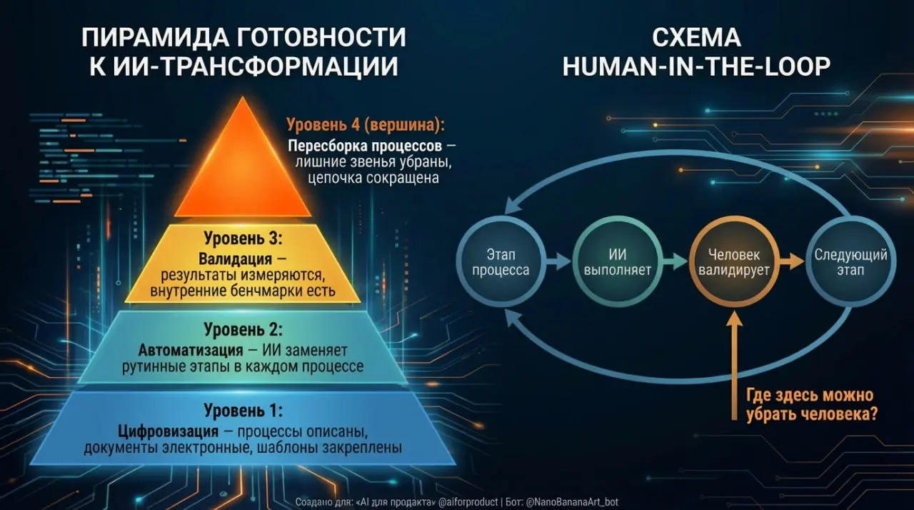 ИИ-трансформация - это не когда GigaChat поставили
Слово обесценилось. Под ИИ-трансформацию сейчас пихают всё подряд, даже макросы в Excel. Назвали красиво, отчитались, успокоились | Сетка — социальная сеть от hh.ru
