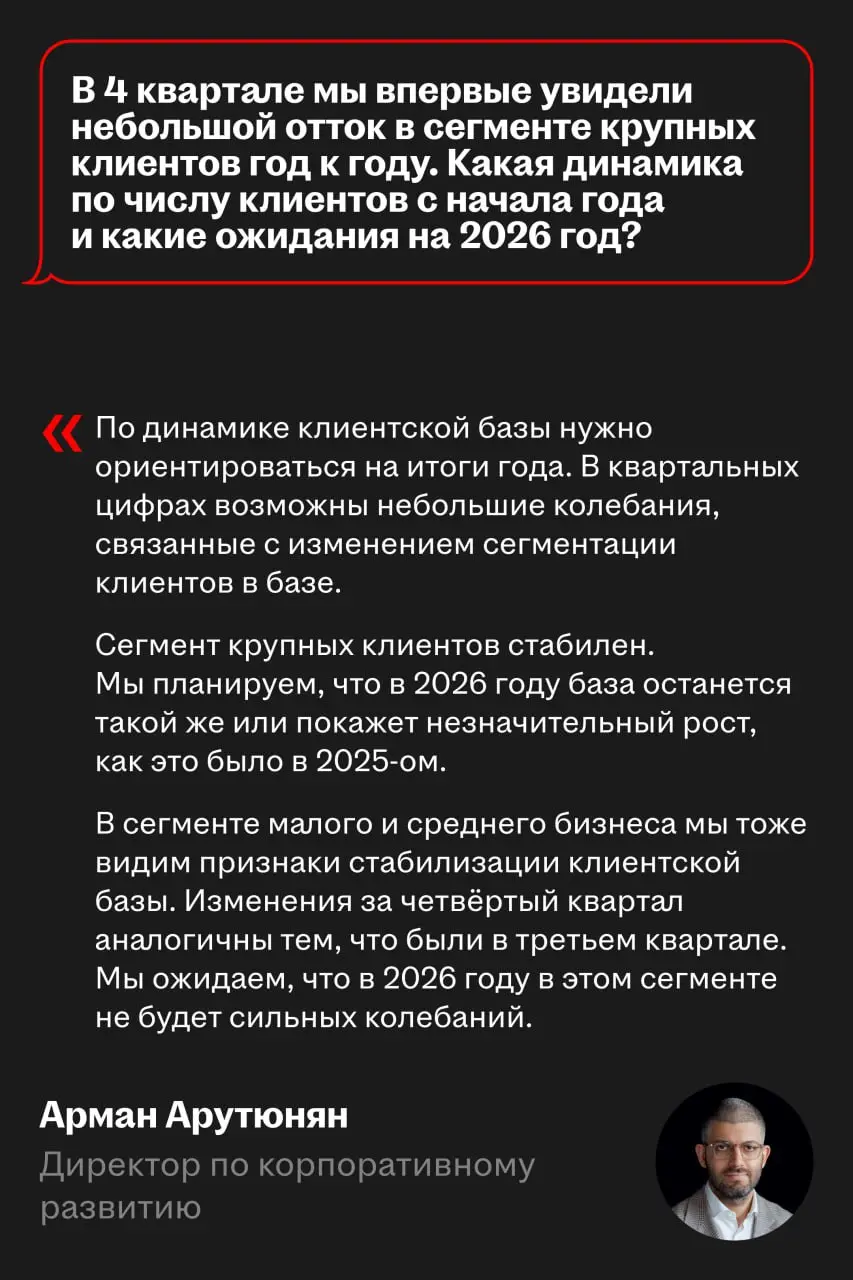 🌟 Главное с онлайн-встречи по итогам года
6 марта HeadHunter раскрыл финансовые результаты за 2025 год и провел онлайн-звонок с инвесторами | Сетка — социальная сеть от hh.ru