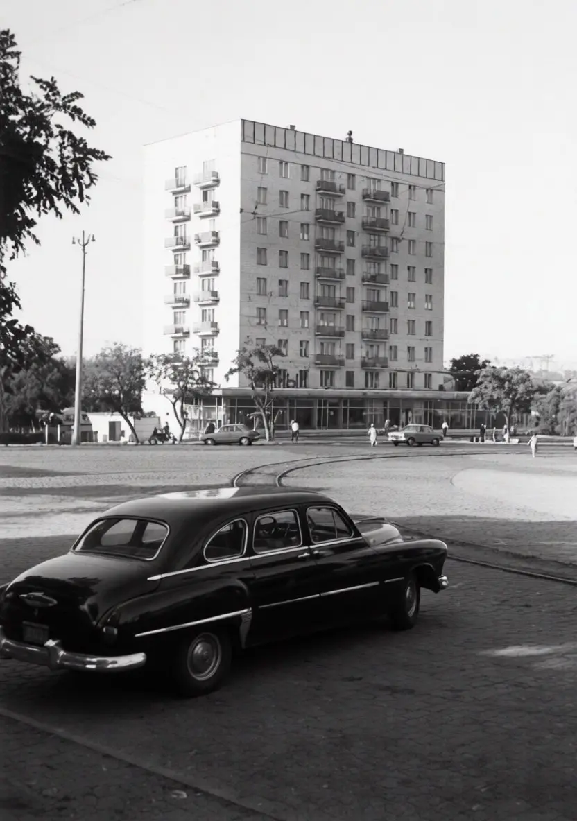 Донецк. Будущая Площадь  коммунаров. Гастроном Южный. 60-е. | Сетка — социальная сеть от hh.ru