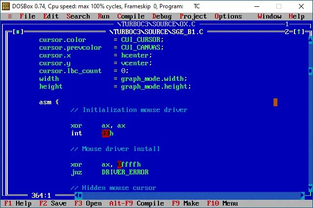 Turbo C и олдскулы | Сетка — социальная сеть от hh.ru