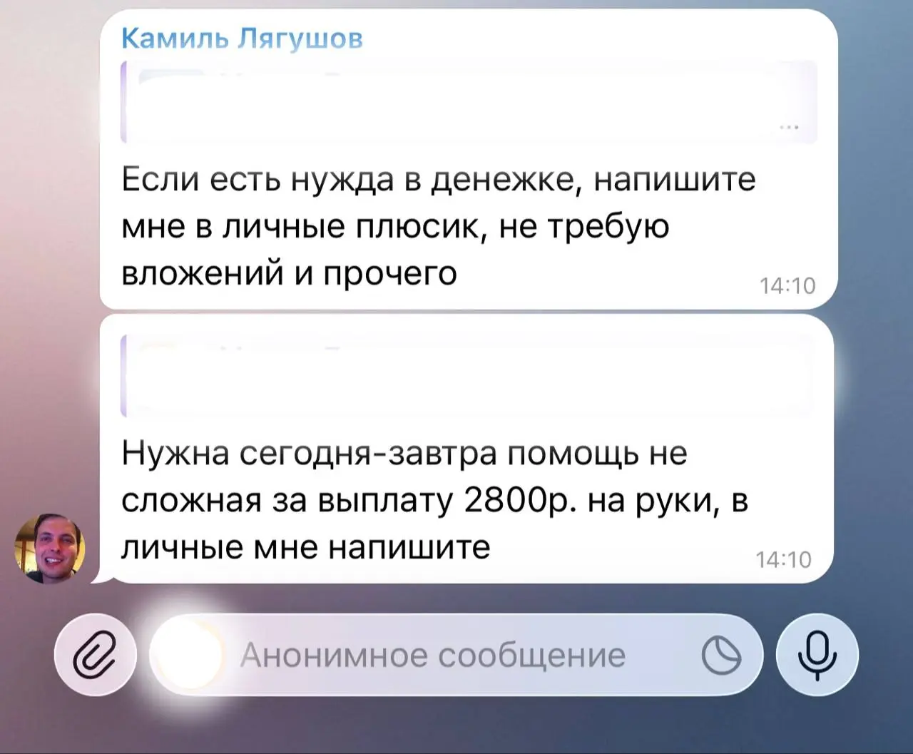 Я знаю, что тот, кто писал текст для этого бота называет мать — матушкой. Но не могу это доказать. | Сетка — социальная сеть от hh.ru