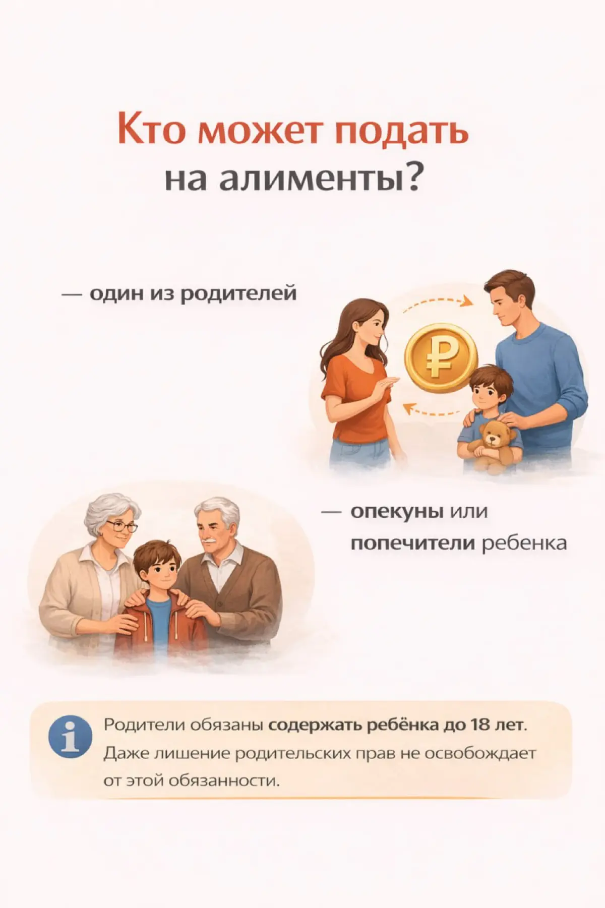 ❗️Что важно знать об алиментах. | Сетка — социальная сеть от hh.ru