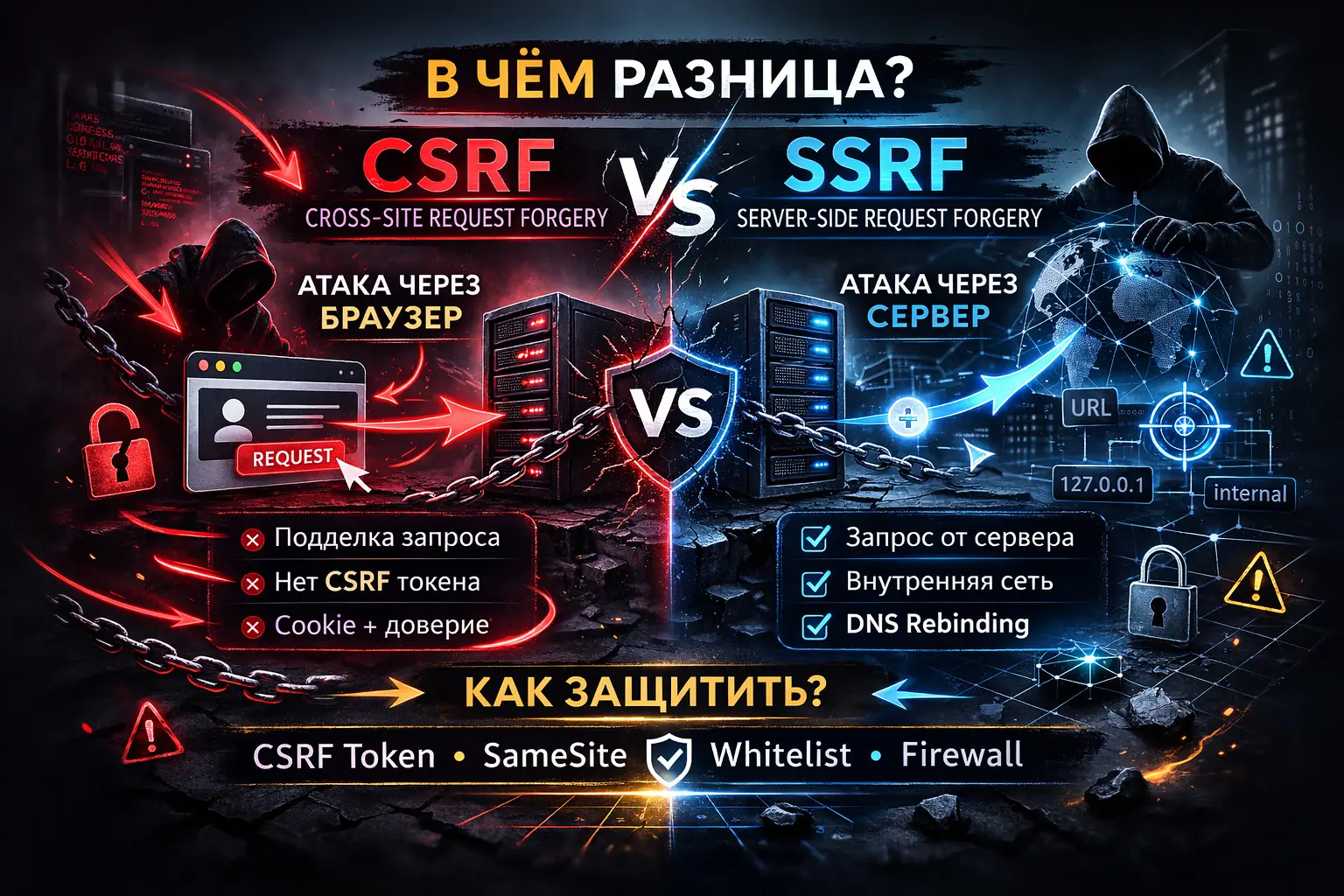 От Пользователя к Серверу: CSRF и SSRF | Сетка — социальная сеть от hh.ru