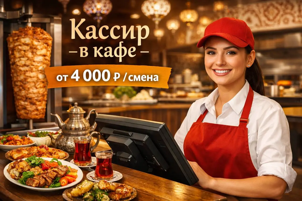 КАССИР
От 4 000₽/смена
кафе-корнер турецкой кухни
• Москва, м | Сетка — социальная сеть от hh.ru