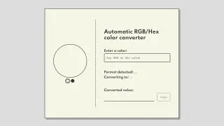 Hex/RGB Auto Color Converter in Vue — конвертор цветов из HEX в RGB. Реализована с помощью CSS и JS
https://codepen.io/collinsworth/pen/WNXxQVP | Сетка — социальная сеть от hh.ru
