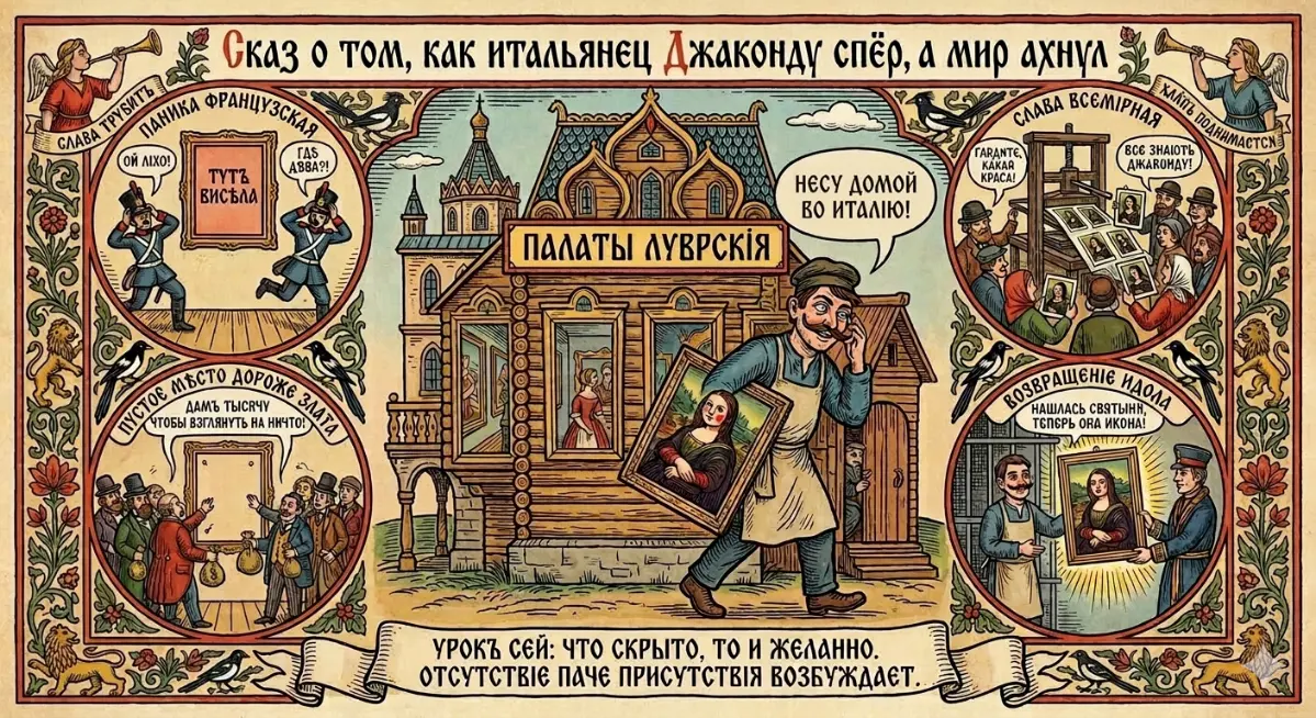 Как продать пустоту: кейс «Джоконды» как урок маркетинга | Сетка — социальная сеть от hh.ru
