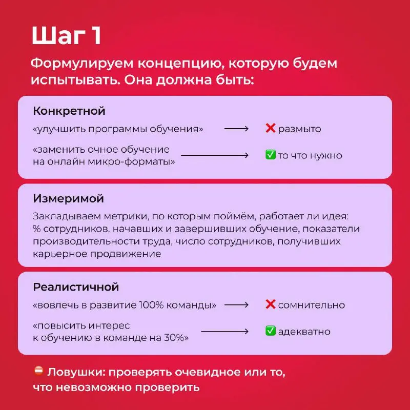 Сегодня поговорим про HADI.
HADI-циклы — это метод тестирования бизнес-гипотез, состоящий из 4 последовательных этапов: гипотеза (Hypothesis), действие (Action), сбор данных (Data) и выводы (Insights) | Сетка — социальная сеть от hh.ru