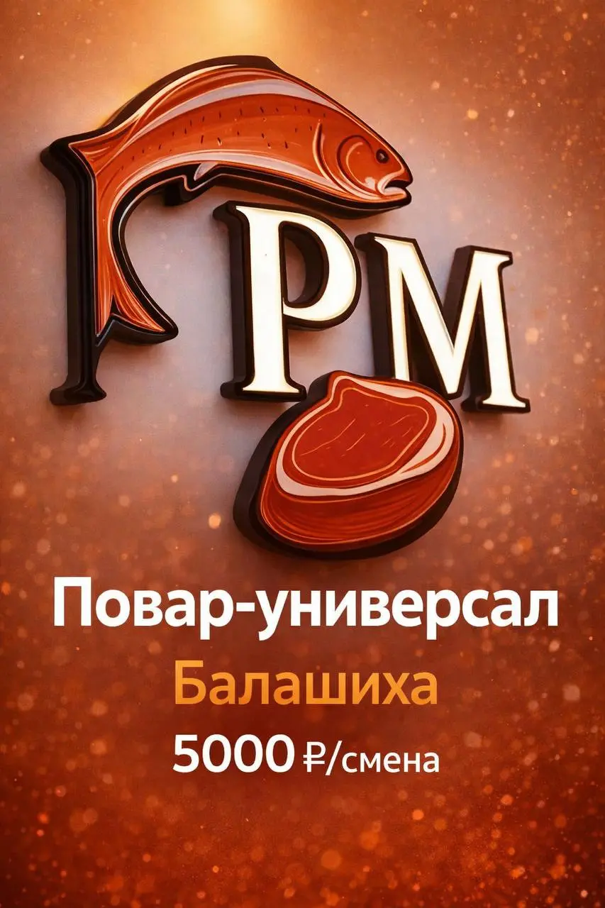 ПОВАР УНИВЕРСАЛ
От 5 000₽/смена
кафе «Рыба-Мясо-Шашлык»
• Балашиха, Лукино 32
• Рестораны/Кафе
• +79037619245
В этом посте были ссылки, но мы их удалили по правилам Сетки | Сетка — социальная сеть от hh.ru