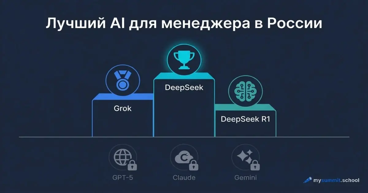 Мы хотели ответить на простой вопрос: какой AI реально работает для менеджера в России без VPN? Не по маркетинговым материалам, а по данным | Сетка — социальная сеть от hh.ru