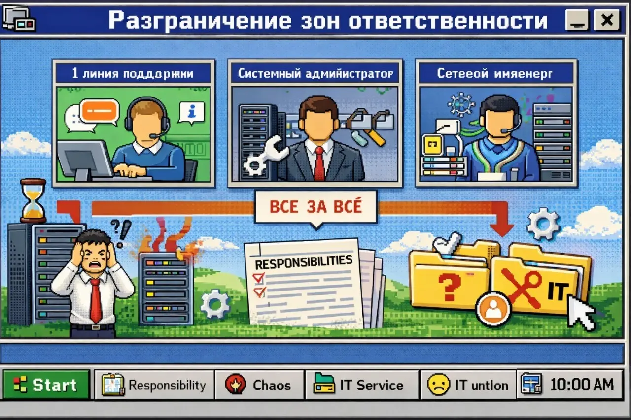 Когда «все отвечают за всё» — значит, не отвечает никто! | Сетка — социальная сеть от hh.ru