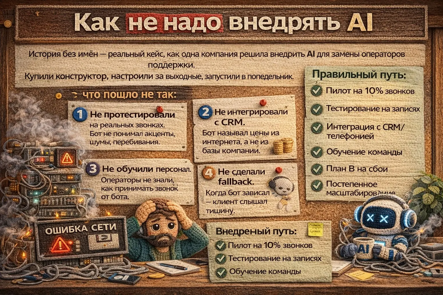 Как не надо внедрять AI | Сетка — социальная сеть от hh.ru