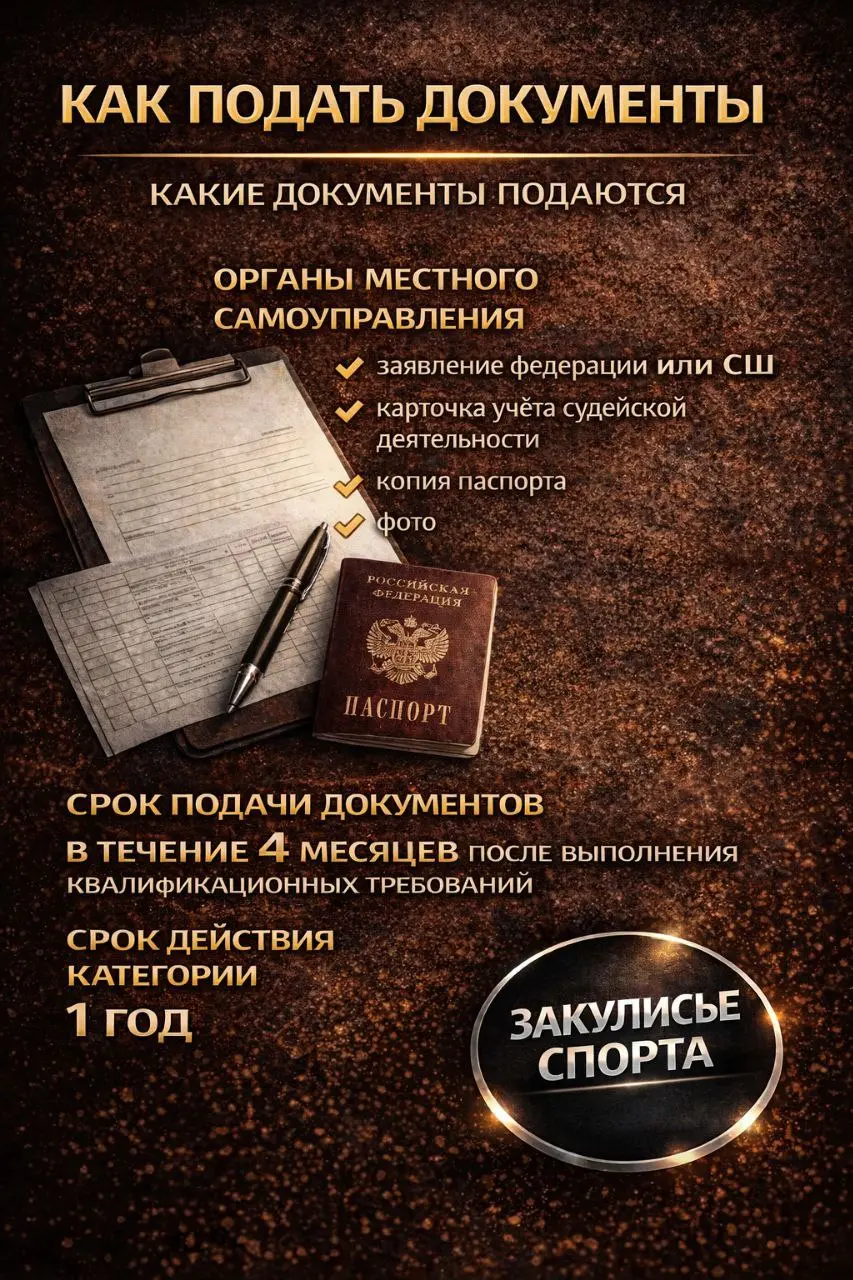 ⁉️ Как получить 3-ю судейскую категорию по виду спорта?
📝Разбираем, кто может стать спортивным судьёй, какие требования нужно выполнить и какие документы подаются для присвоения категории | Сетка — социальная сеть от hh.ru