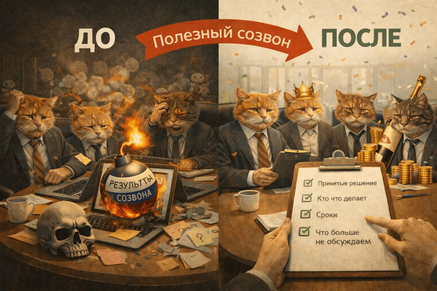 Мы обсудили процесс обсуждения. Управление, б… (ну вы поняли | Сетка — социальная сеть от hh.ru