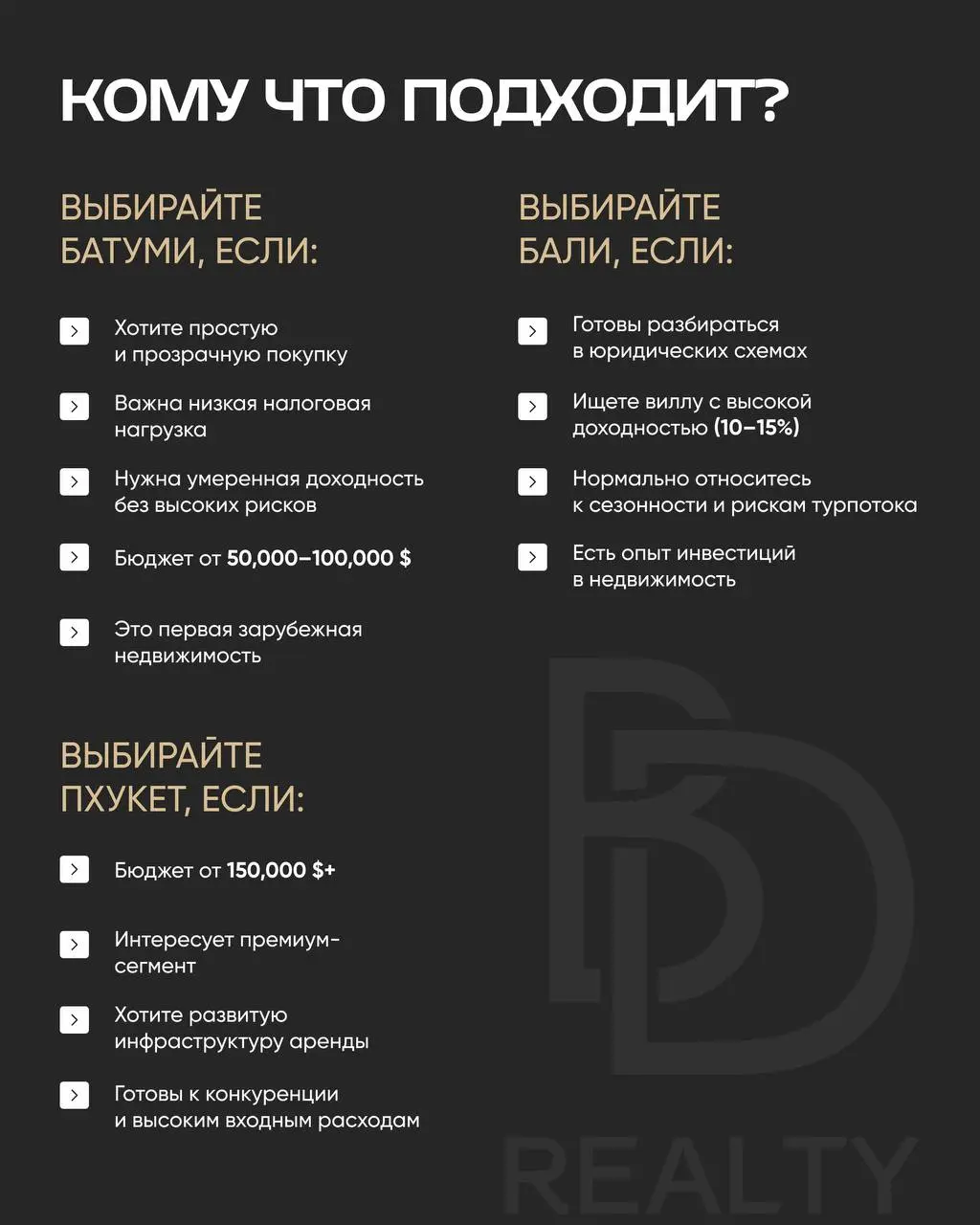 Батуми vs Пхукет: вторая часть нашего инвестиционного разбора 🌍
Мы продолжаем серию постов, где сравниваем Грузию с главными курортными рынками мира | Сетка — социальная сеть от hh.ru