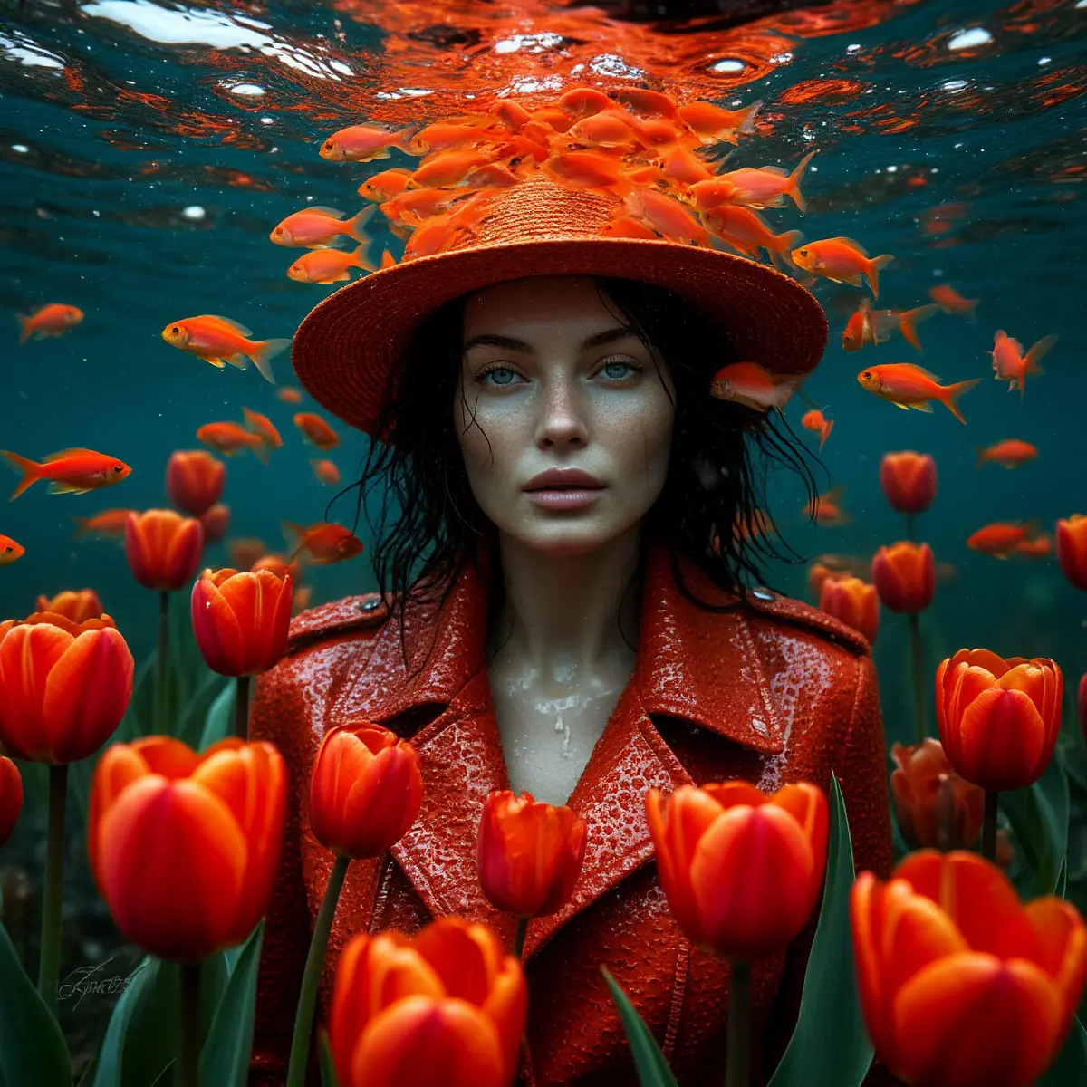 Идея: Весна в реке
Вода — первая, кто чувствует весну. Лед уходит, течение ускоряется, и сквозь холодную прозрачность пробиваются первые лучи, оживляя реку изнутри | Сетка — социальная сеть от hh.ru