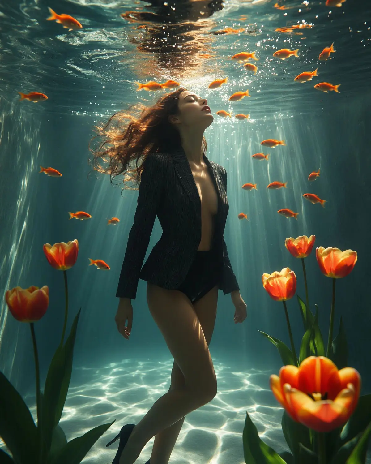 Идея: Весна в реке
Вода — первая, кто чувствует весну. Лед уходит, течение ускоряется, и сквозь холодную прозрачность пробиваются первые лучи, оживляя реку изнутри | Сетка — социальная сеть от hh.ru