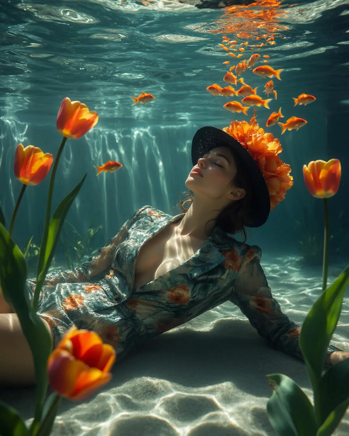 Идея: Весна в реке
Вода — первая, кто чувствует весну. Лед уходит, течение ускоряется, и сквозь холодную прозрачность пробиваются первые лучи, оживляя реку изнутри | Сетка — социальная сеть от hh.ru